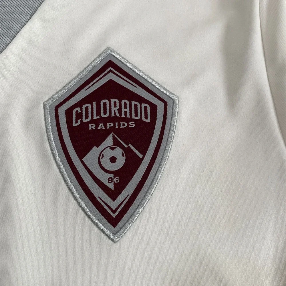 Adidas MLS Colorado Rapids Youth‎ Large (13/14) Shirts - Lot of 2. Black/White